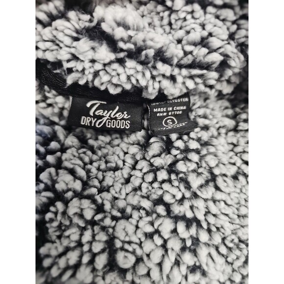 Taylor Dry Goods Sherpa Jacket Quarter Zip Size Small - Picture 6 of 6
